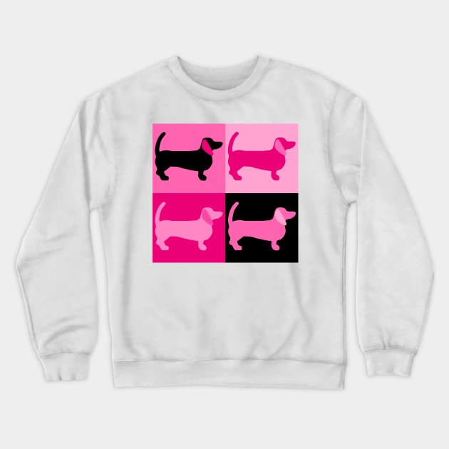 Doxie Moxie Crewneck Sweatshirt by CTWuellner